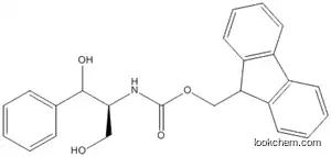 Molecular Structure of 920277-17-4 (Carbamic acid, N-[(1S)-2-hydroxy-1-(hydroxymethyl)-2-phenylethyl]-,9H-fluoren-9-ylmethyl ester)